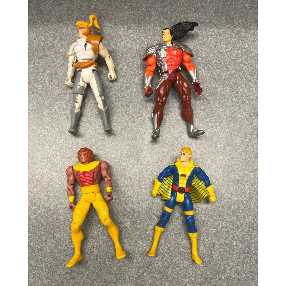 Vintage X-Men Mutant Series Action Figure Lot Banshee Shatterstar Sunfire Kulun